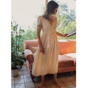 Christy Dawn Honey Checker Dawn Dress - XS